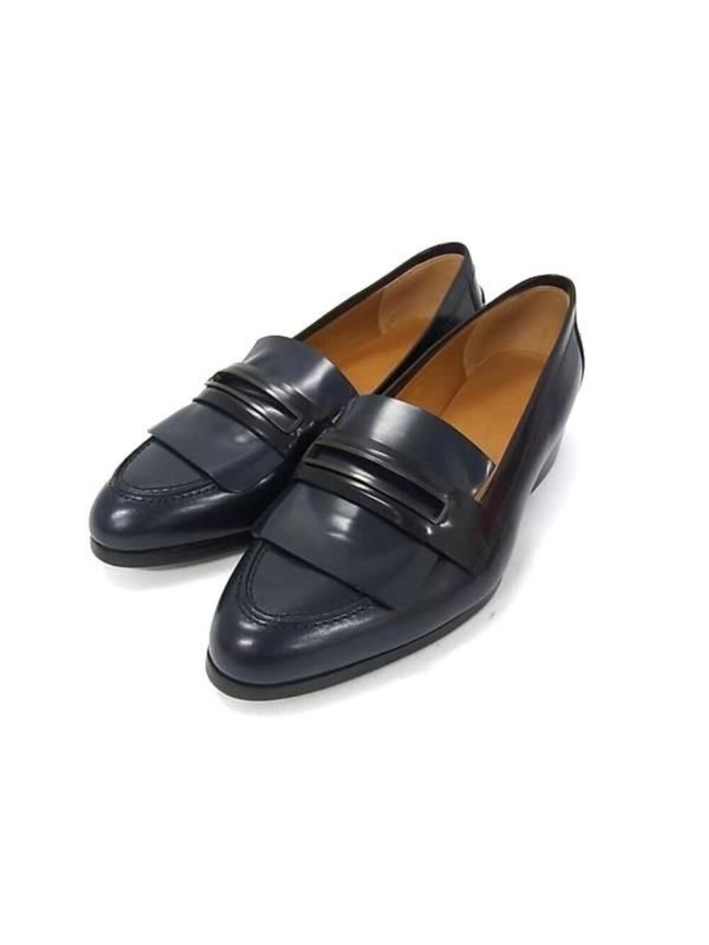 Balenciaga Leather Heels 36 Shoes Navy - Picture 1 of 6